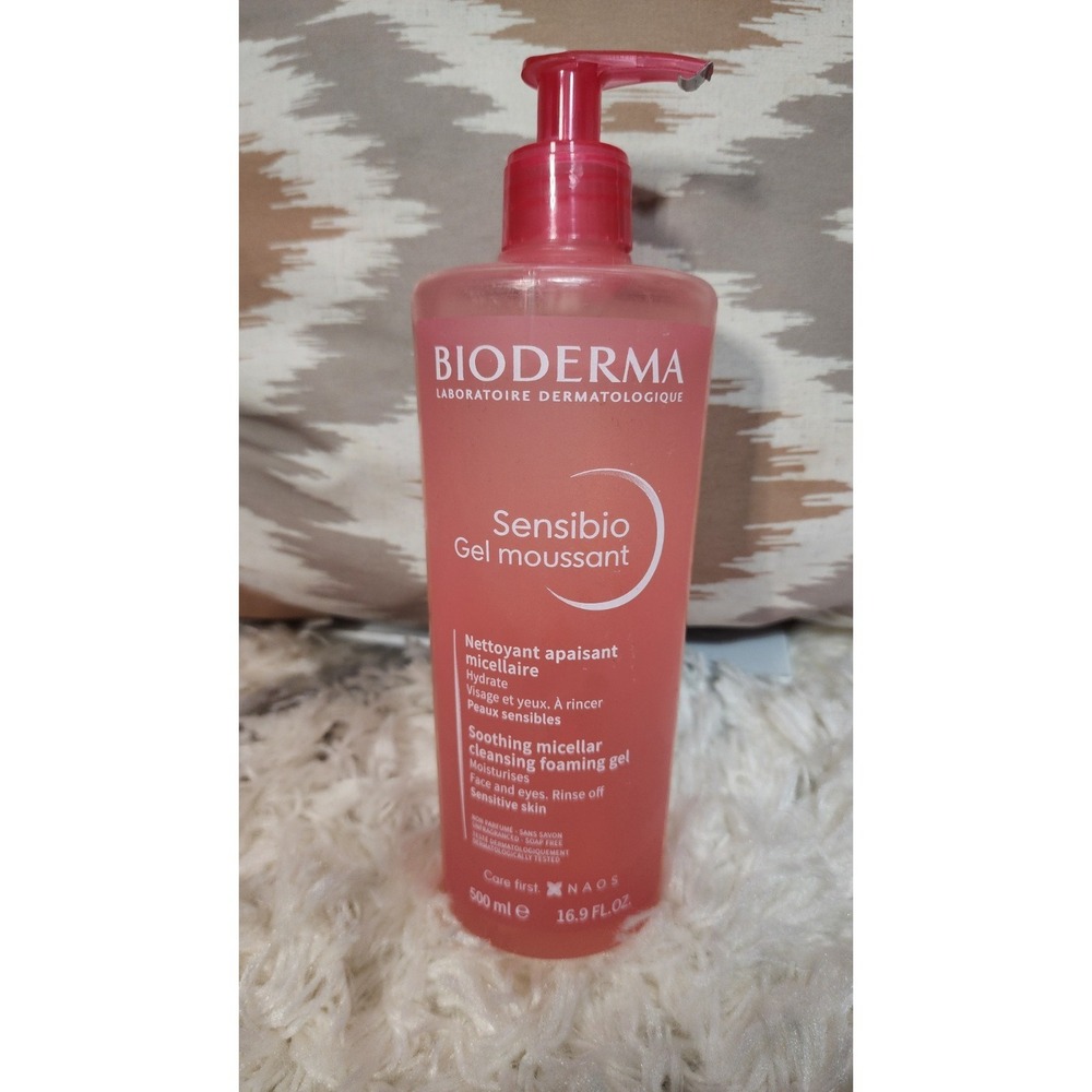 BIODERMA‎ Sensibio Soothing Micellar Cleansing Foaming Gel D.A.F.™ Complex 500ml